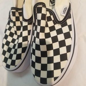 Checkered Slip On Vans